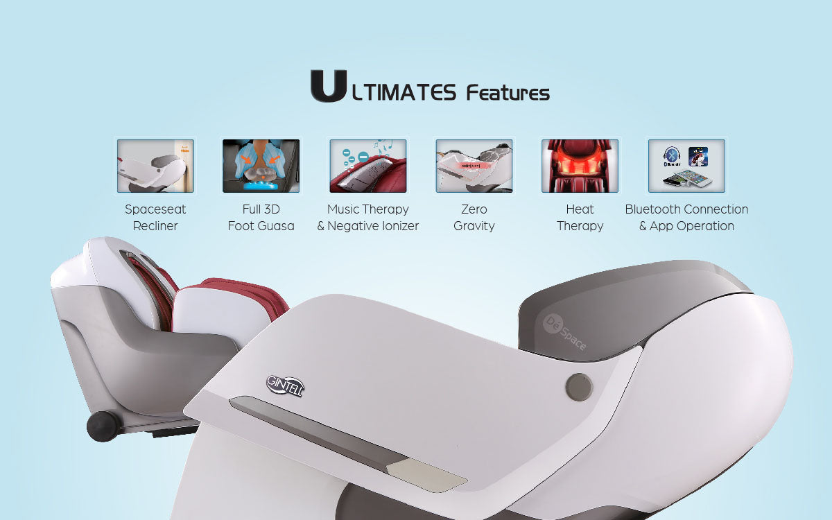 GINTELL Limited Edition DéSpace UFO Royale Blue Massage Chair