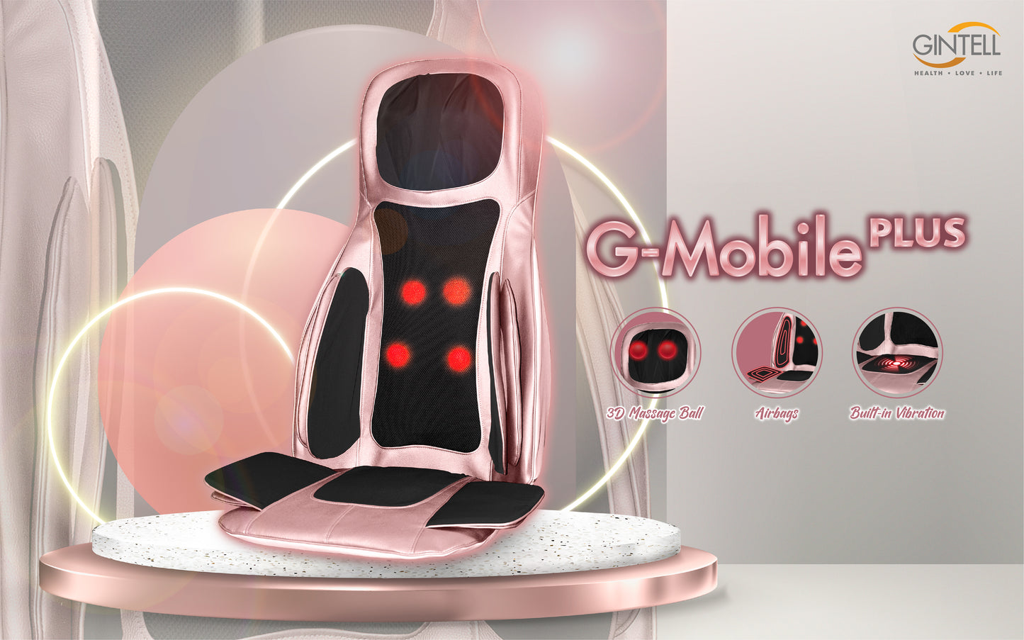 GINTELL G-Mobile Plus Massage Cushion