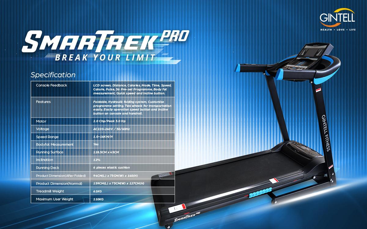 GINTELL SmarTREK Pro Treadmill