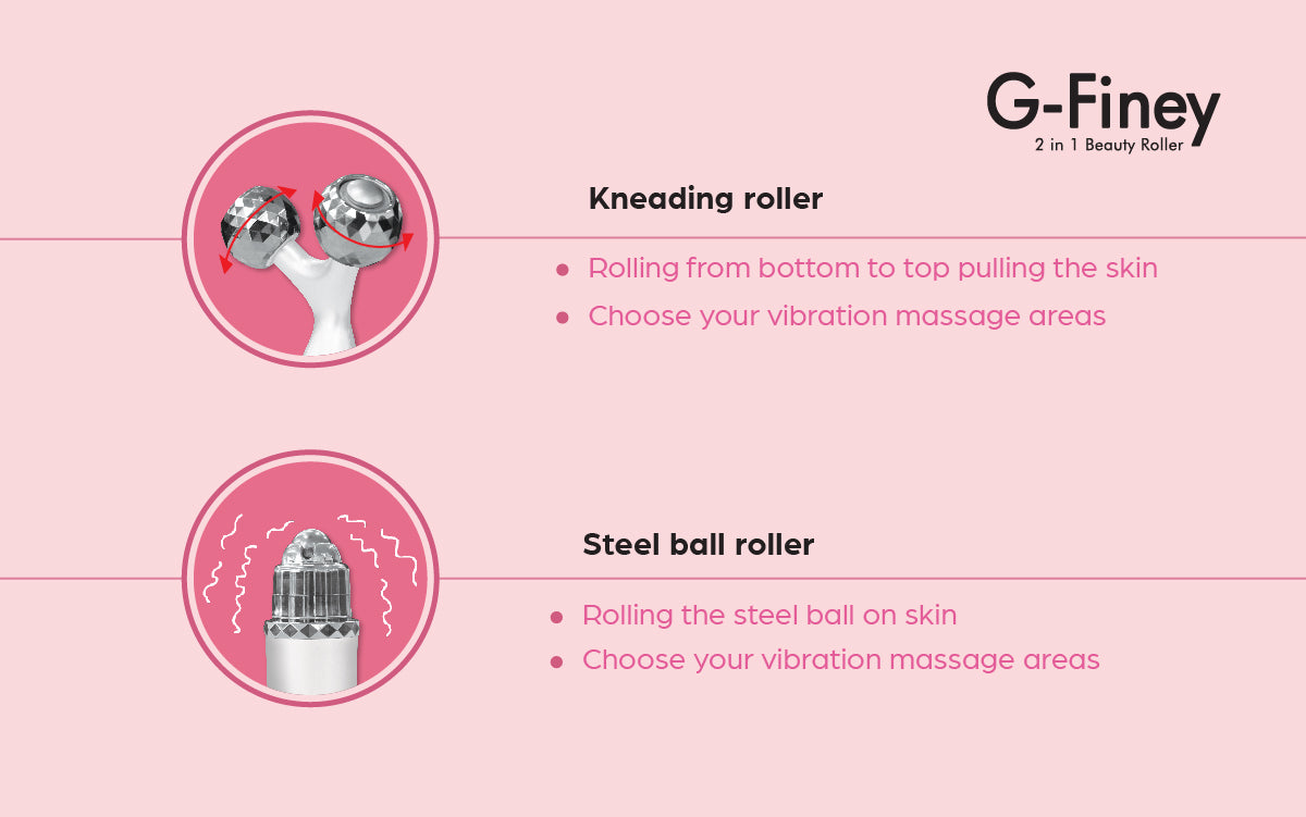 GINTELL G-Finey 2-in-1 Beauty Roller