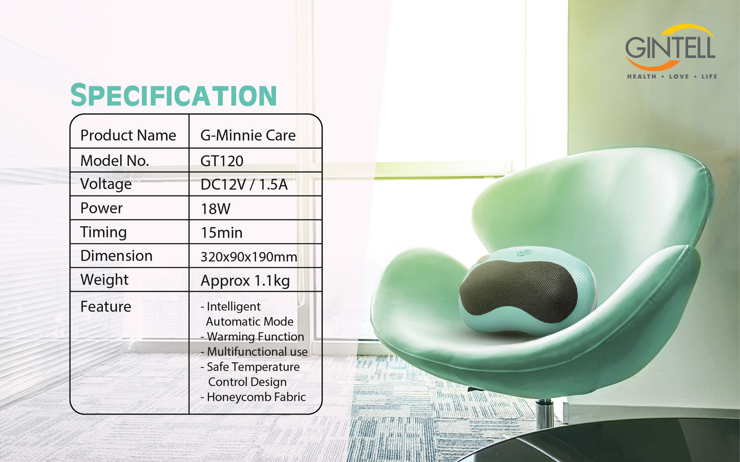 GINTELL G-Minnie Care Portable Massager