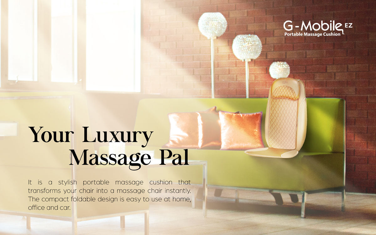 GINTELL G-Mobile EZ Portable Massage Cushion