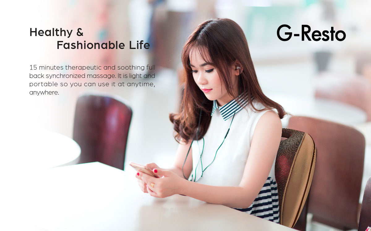 GINTELL G-Resto Portable Massage Cushion