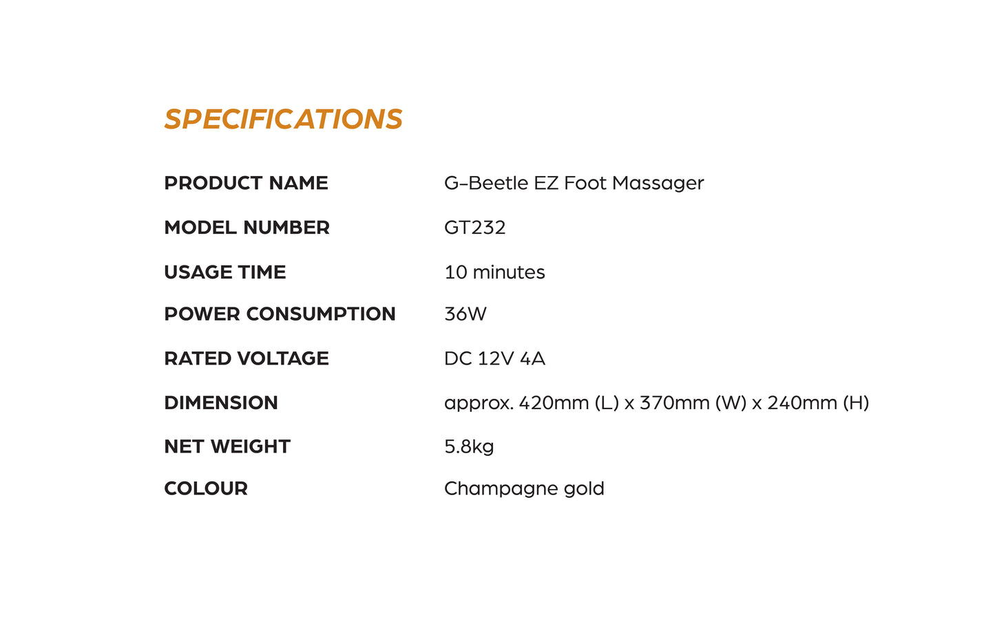 GINTELL G-Beetle EZ Foot Massager