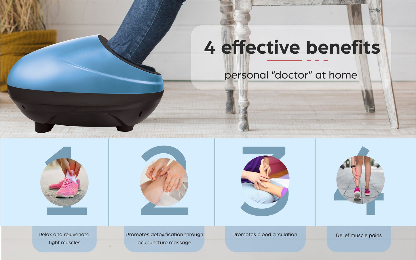 GINTELL G-Feetie Foot Massager