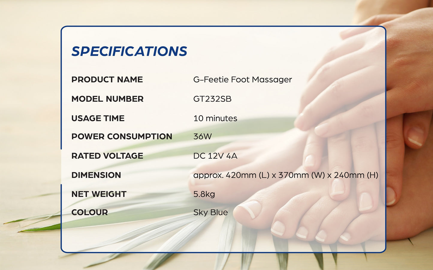 GINTELL G-Feetie Foot Massager