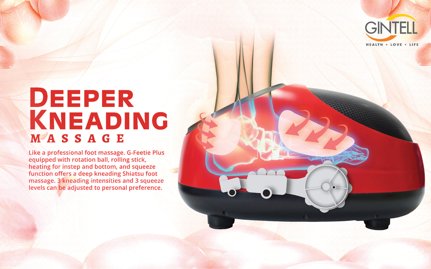 GINTELL G-Feetie Plus Foot Massager