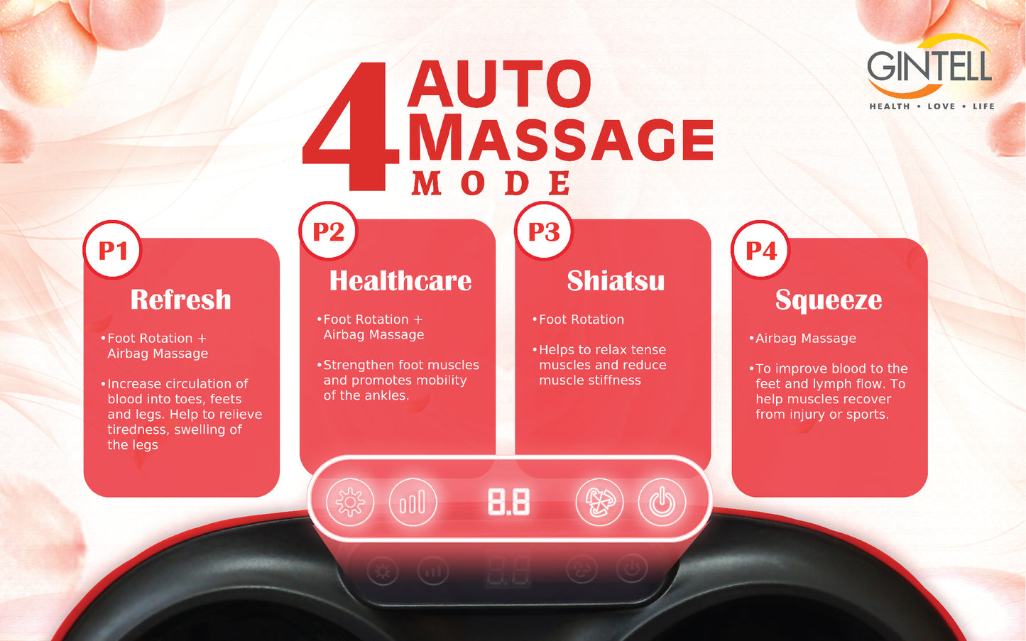 GINTELL G-Feetie Plus Foot Massager