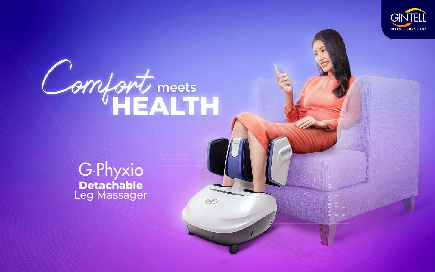 GINTELL G-Phyxio Detachable Leg Massager