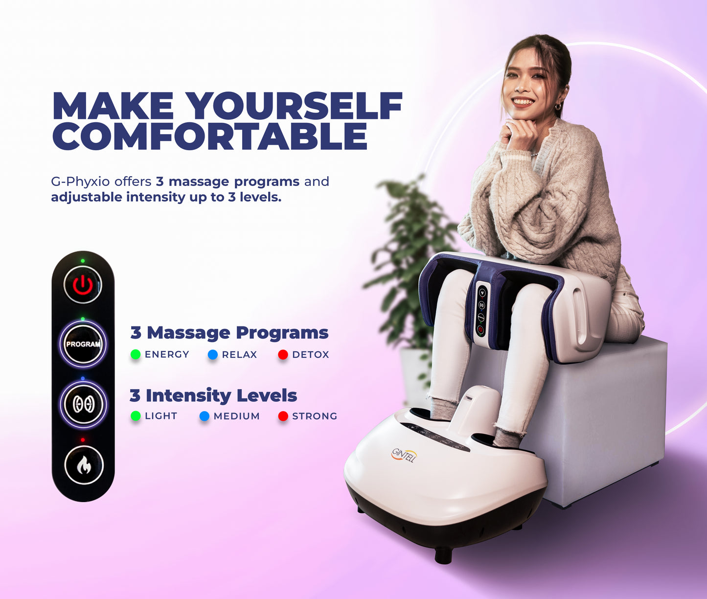 GINTELL G-Phyxio Detachable Leg Massager