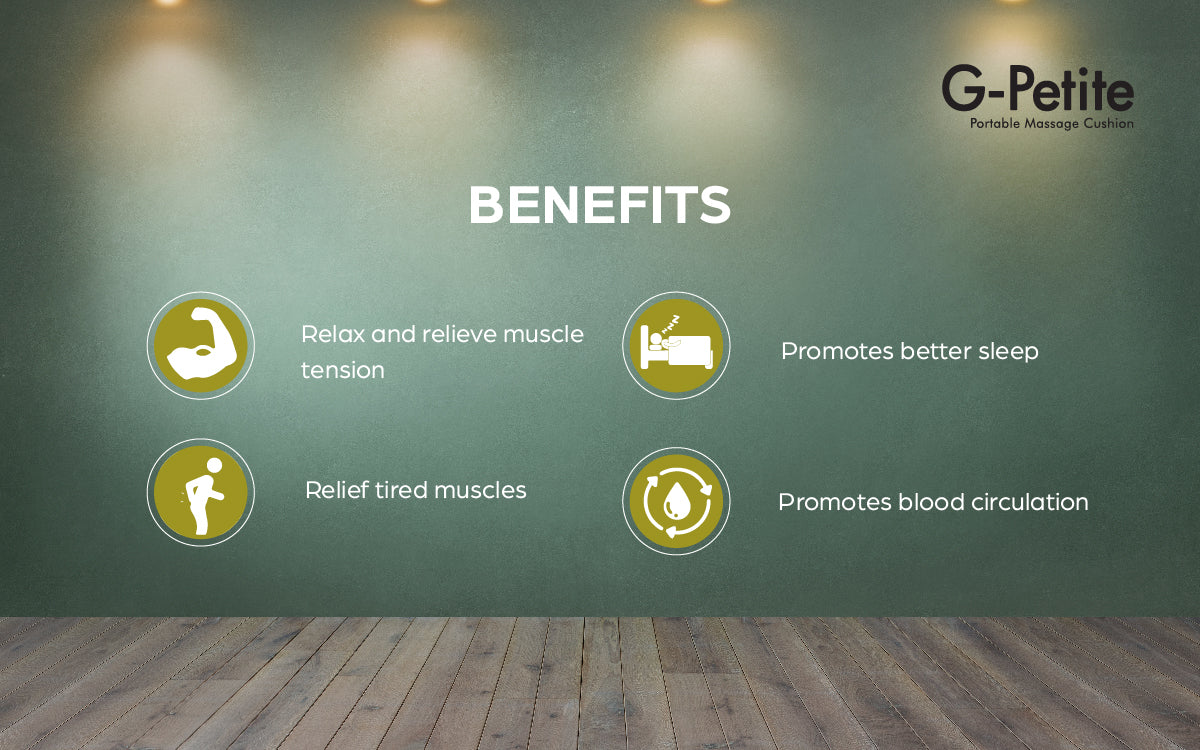 GINTELL G-Petite Portable Massage Cushion