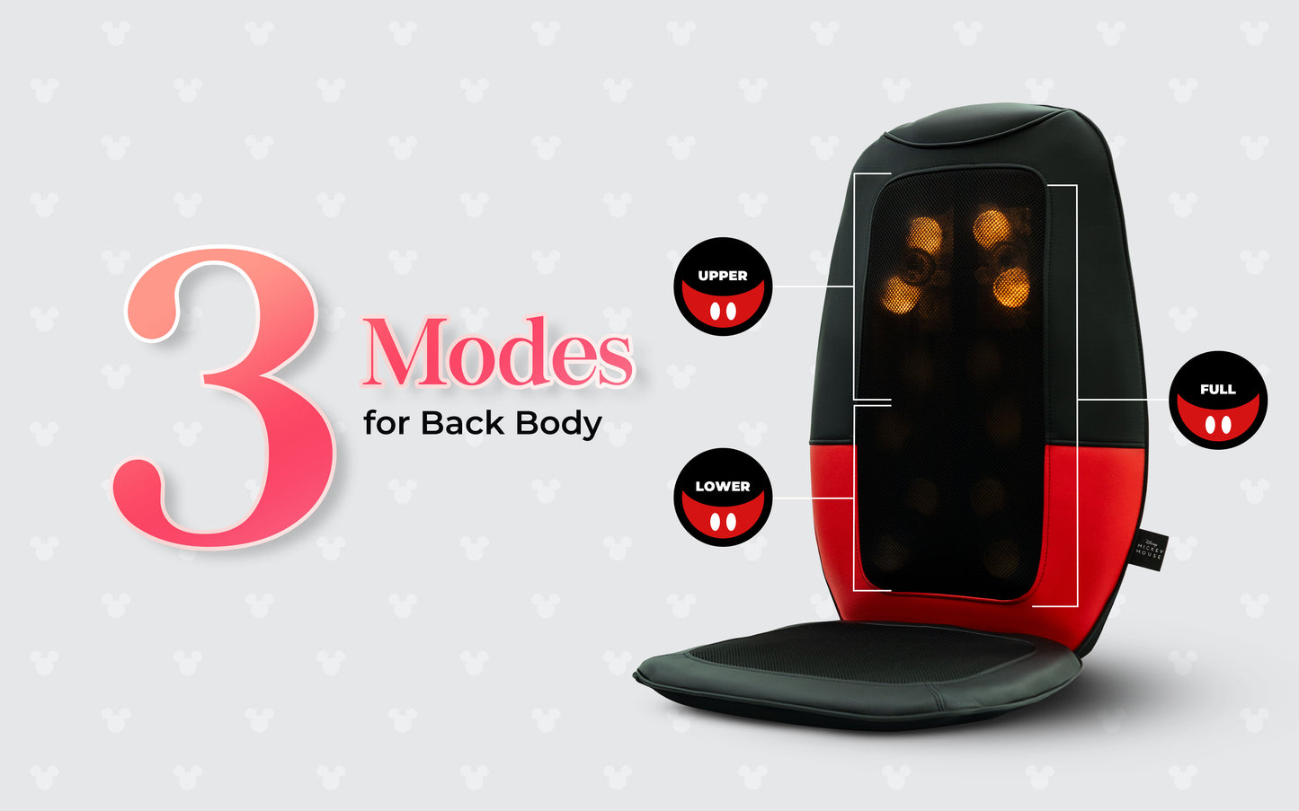 GINTELL Limited Edition Mickey Mouse Massage Cushion