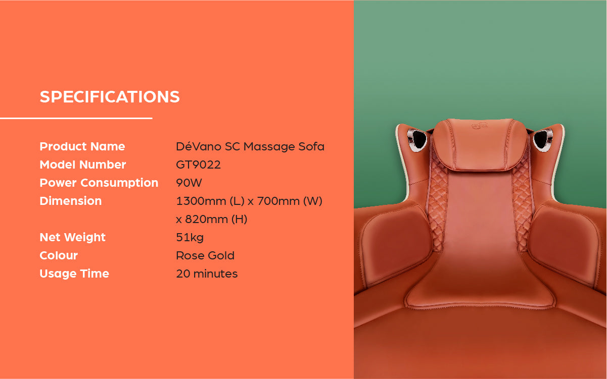 GINTELL DéVano SC Massage Chair Sofa
