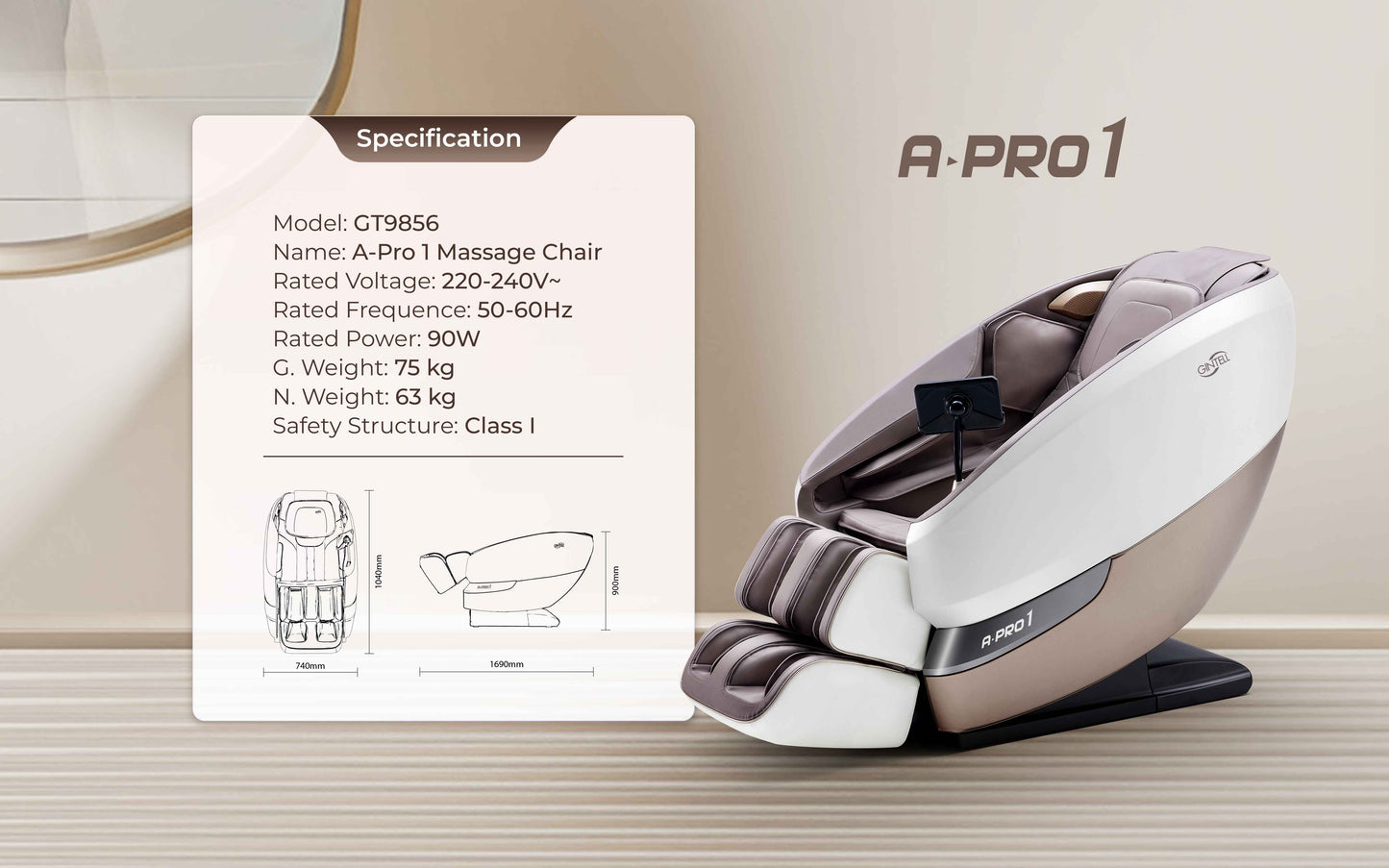 GINTELL A-Pro 1 Massage Chair