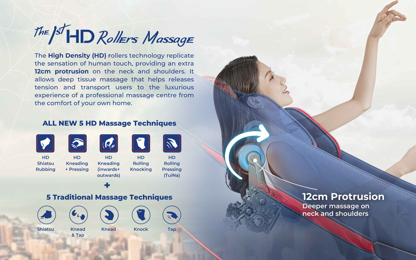 GINTELL Limited Edition Spider-Man Massage Chair