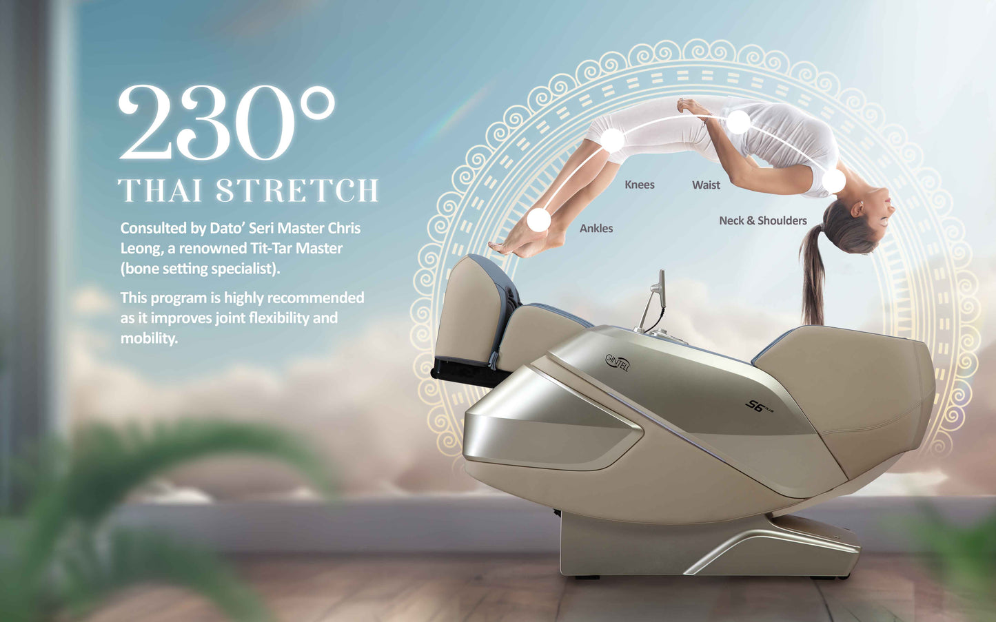 GINTELL S6 PLUS 8 Hands Wellness Massage Chair