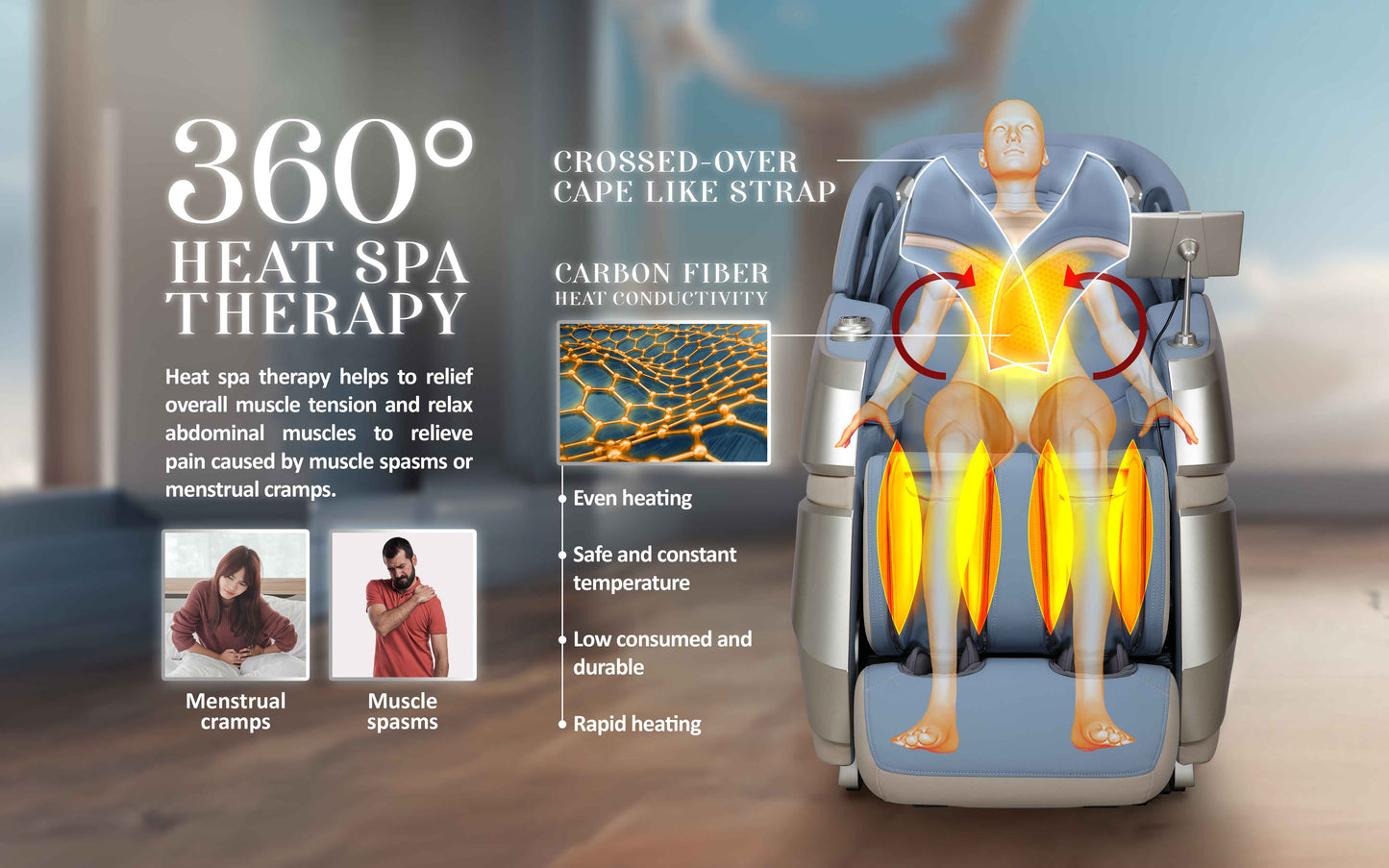 GINTELL S6 PLUS 8 Hands Wellness Massage Chair
