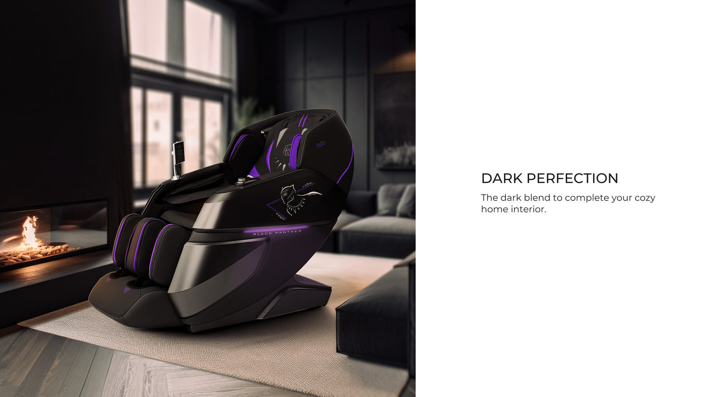 GINTELL Limited Edition Black Panther Wellness Massage Chair