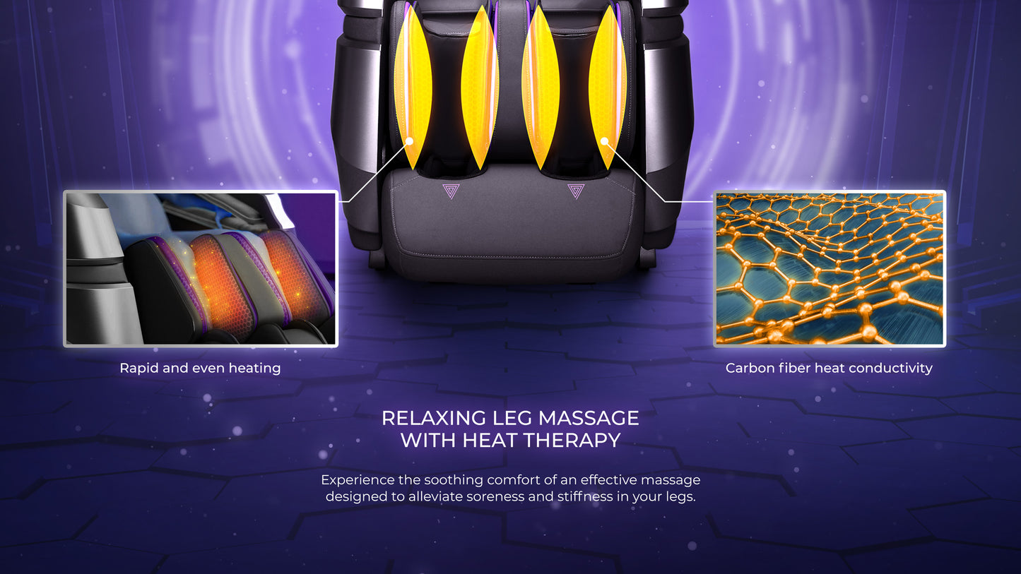GINTELL Limited Edition Black Panther Wellness Massage Chair