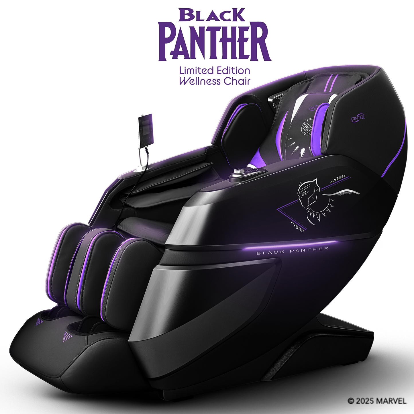 GINTELL Limited Edition Black Panther Wellness Massage Chair