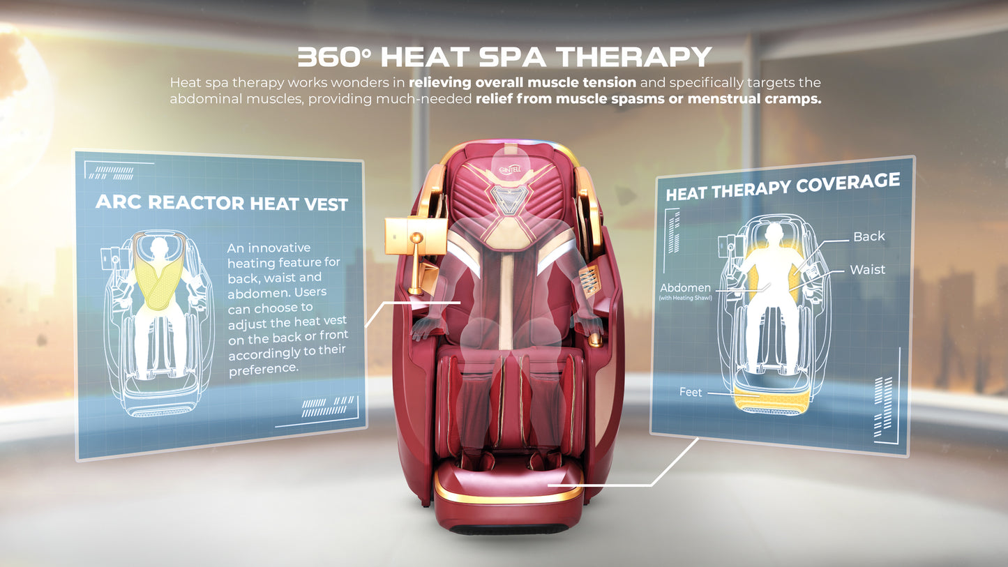 GINTELL Limited Edition Iron Man Wellness Massage Chair