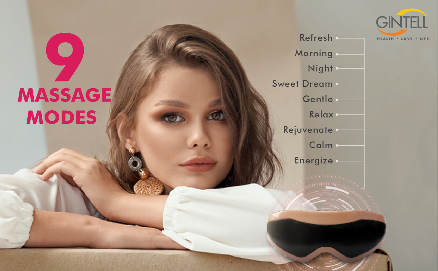 GINTELL G-Vizee Care Eye Massager