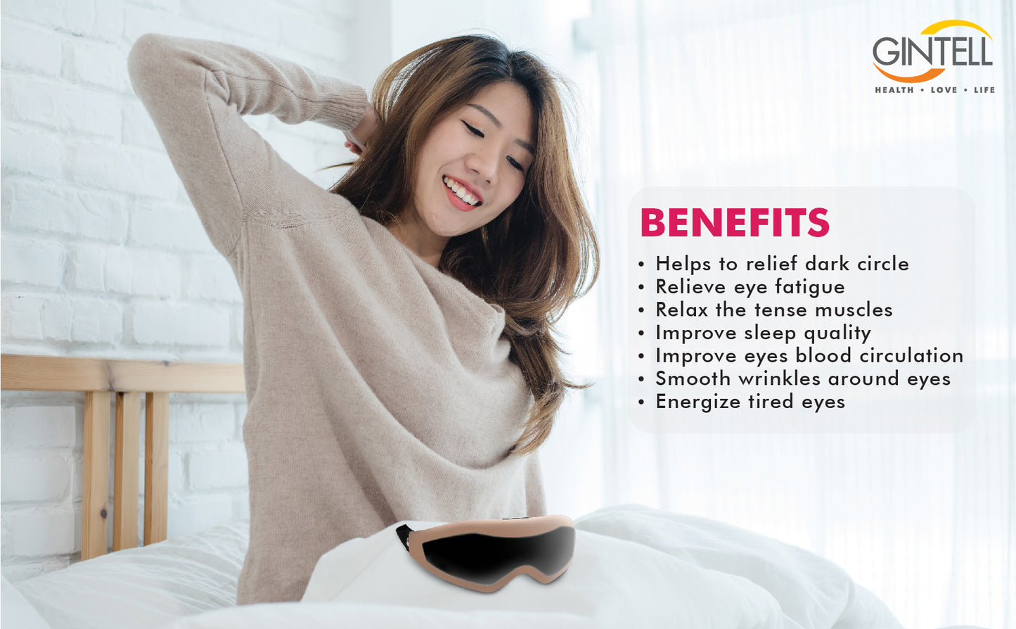 GINTELL G-Vizee Care Eye Massager