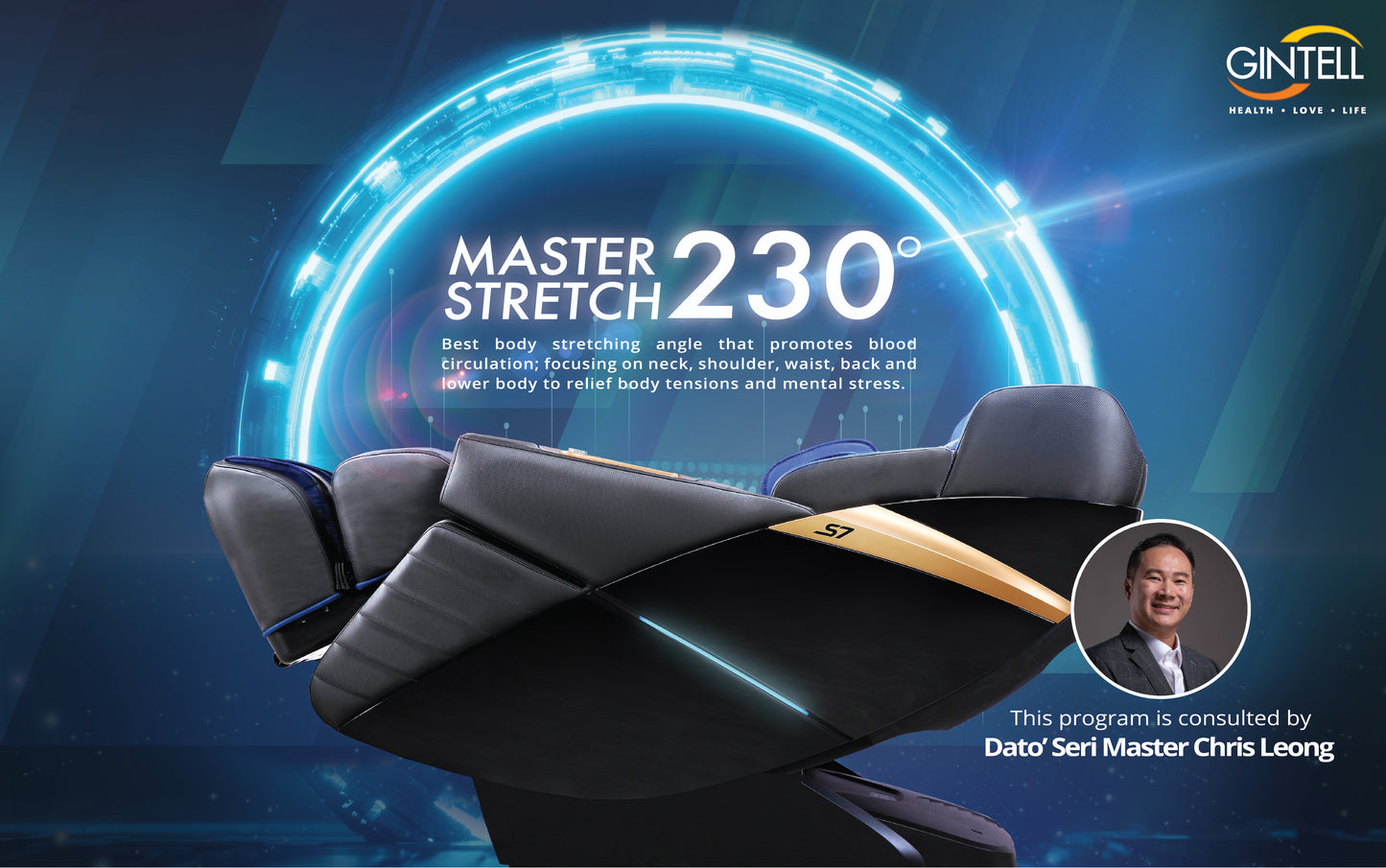 GINTELL S7 SuperChAiR Massage Chair