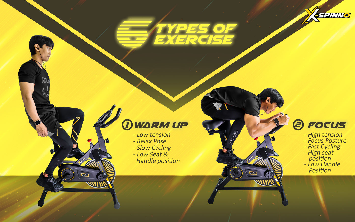 GINTELL X-Spinno Spinning Exercise Bike