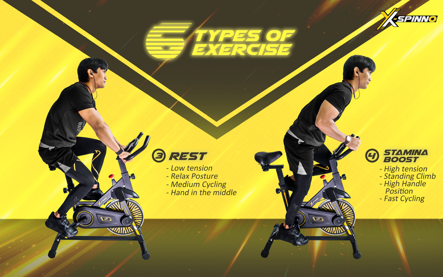 GINTELL X-Spinno Spinning Exercise Bike