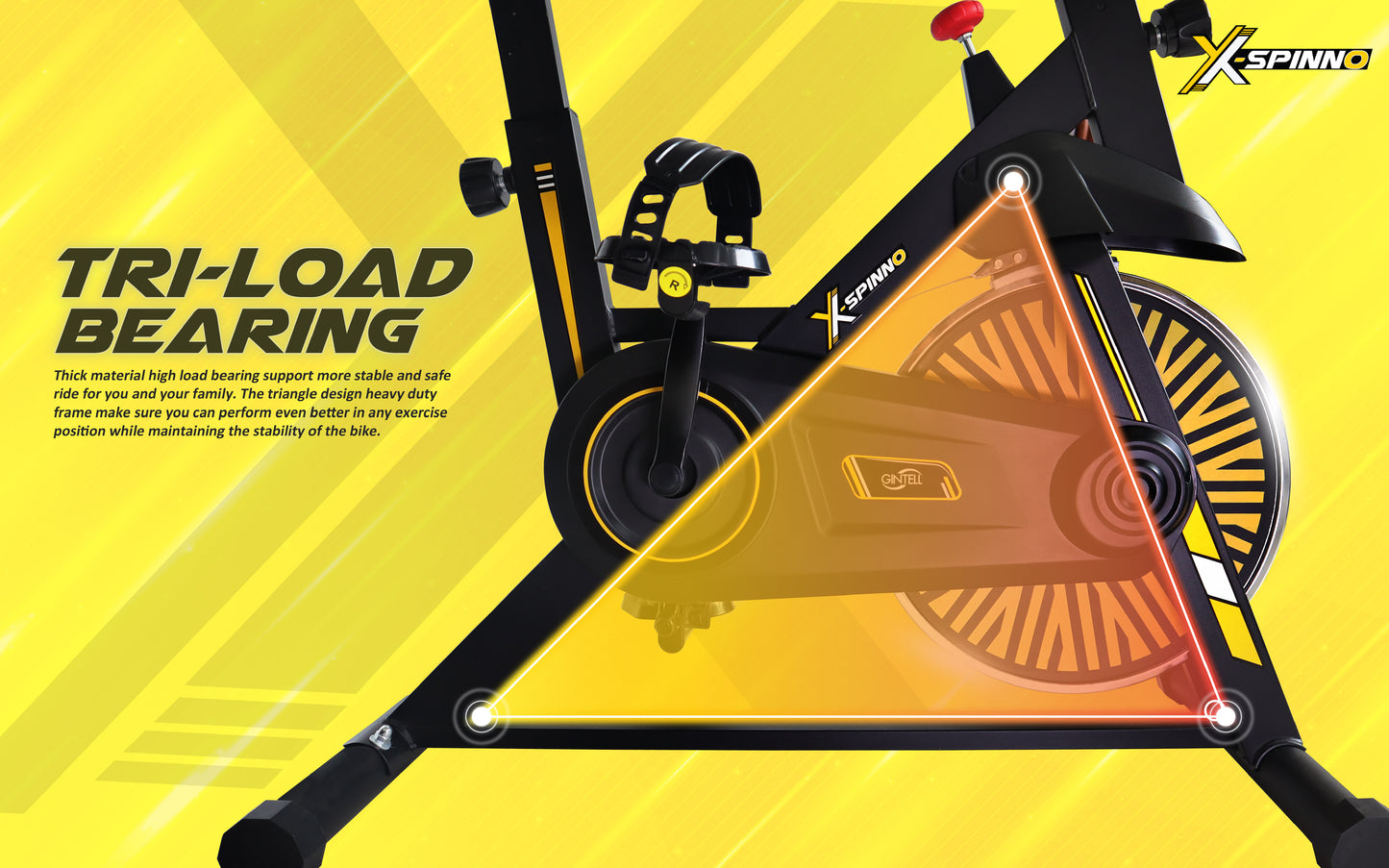 GINTELL X-Spinno Spinning Exercise Bike