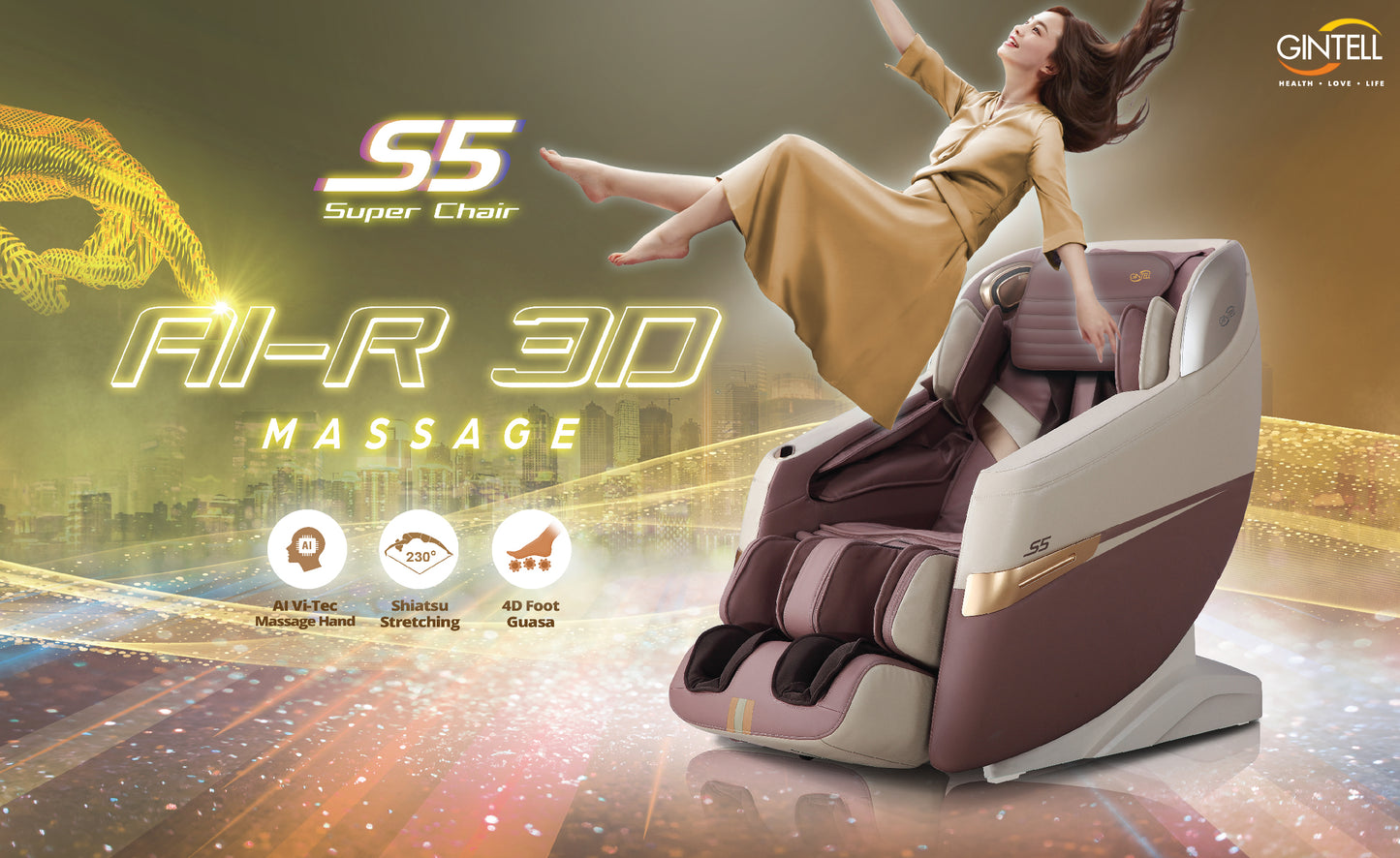 GINTELL S5 SuperChAiR Massage Chair