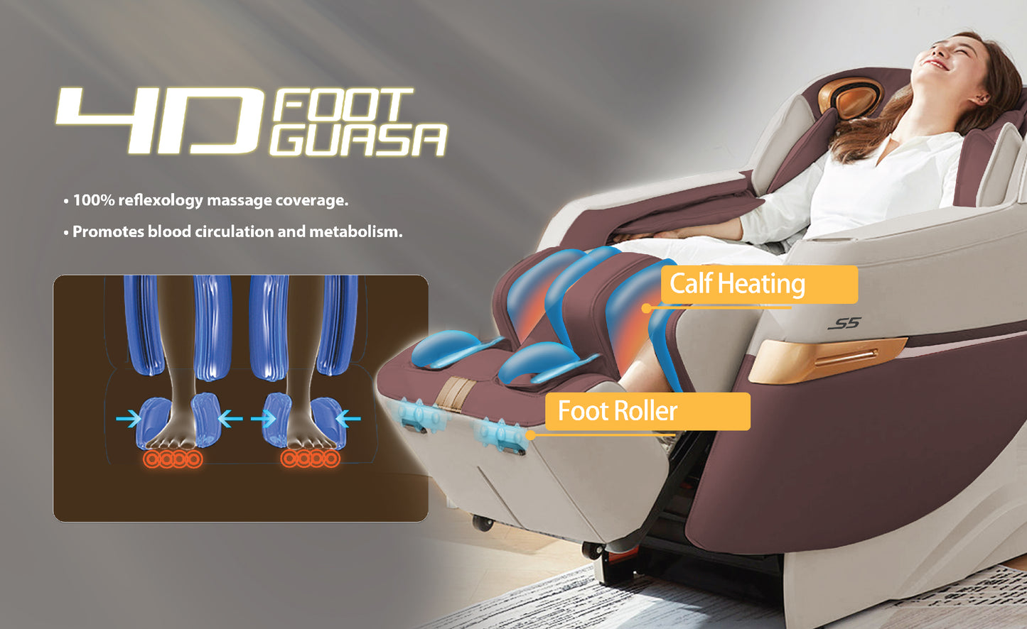 GINTELL S5 SuperChAiR Massage Chair