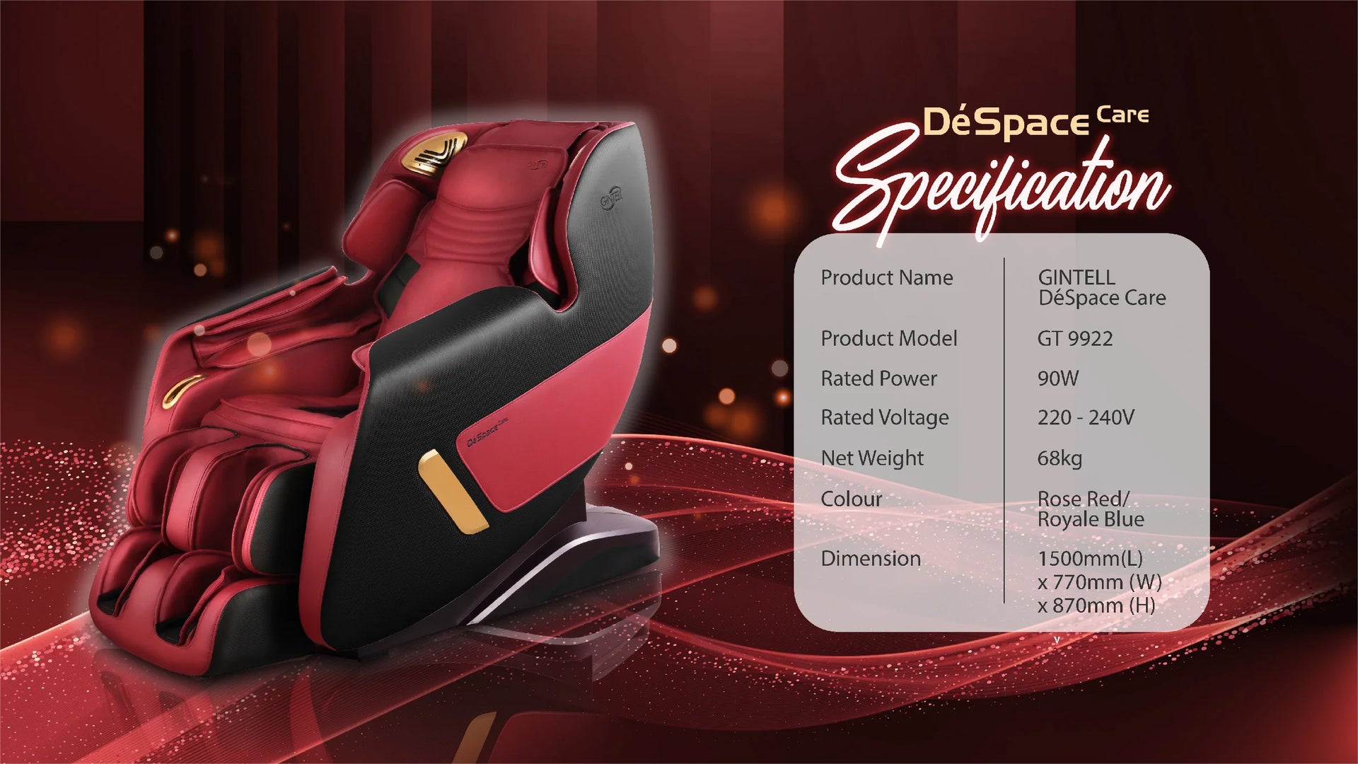 DéSpace Care Massage Chair