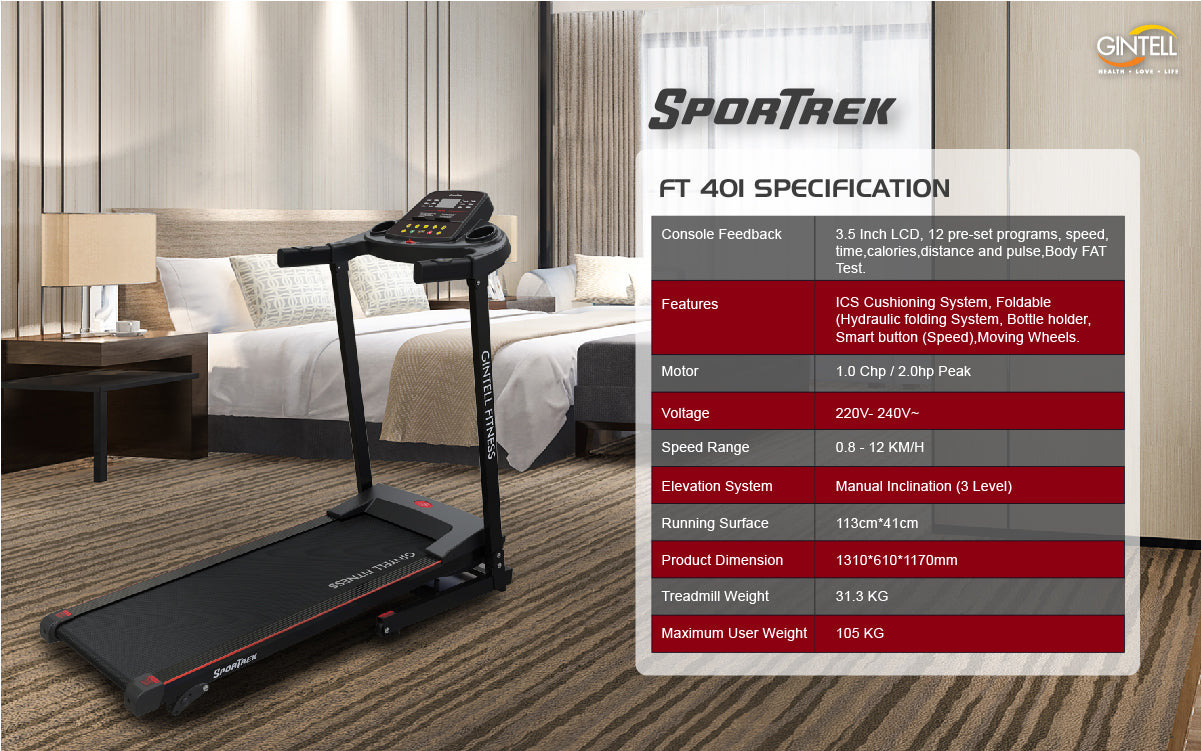 GINTELL SporTREK Treadmill