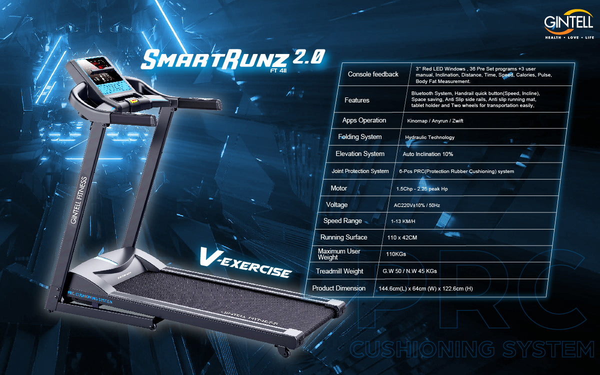 GINTELL SmartRunz 2.0 Treadmill