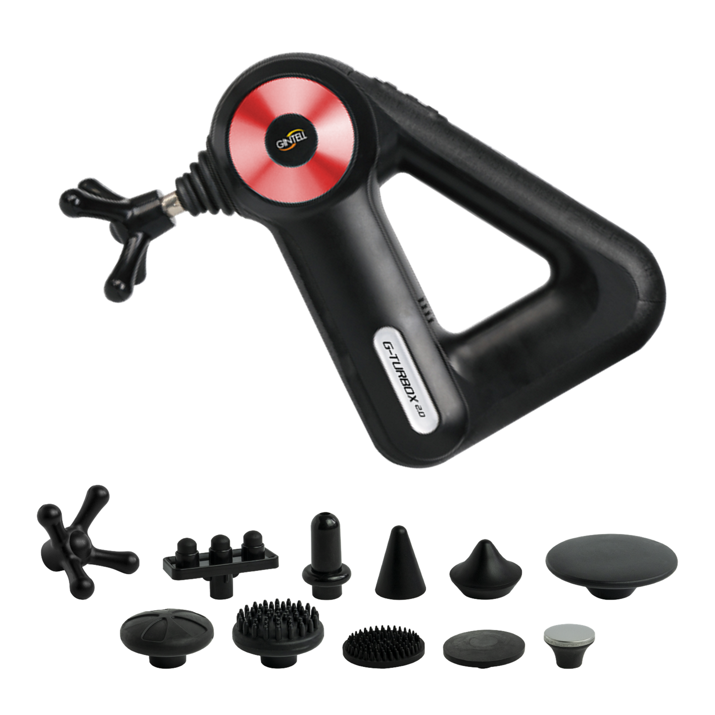 GINTELL G-Turbox 2.0 Massager Gun (Handheld, Portable, Wireless)