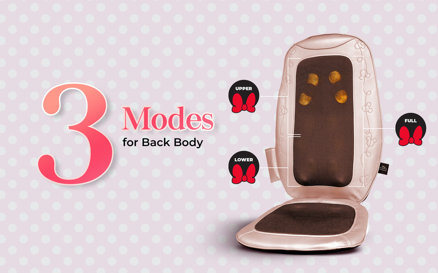 GINTELL Minnie Mouse Massage Cushion