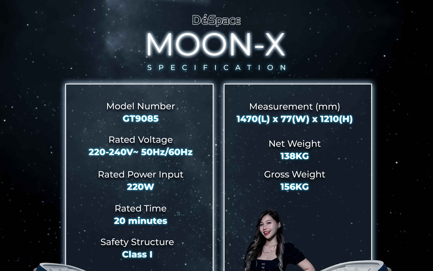 GINTELL DéSpace Moon-X Massage Chair