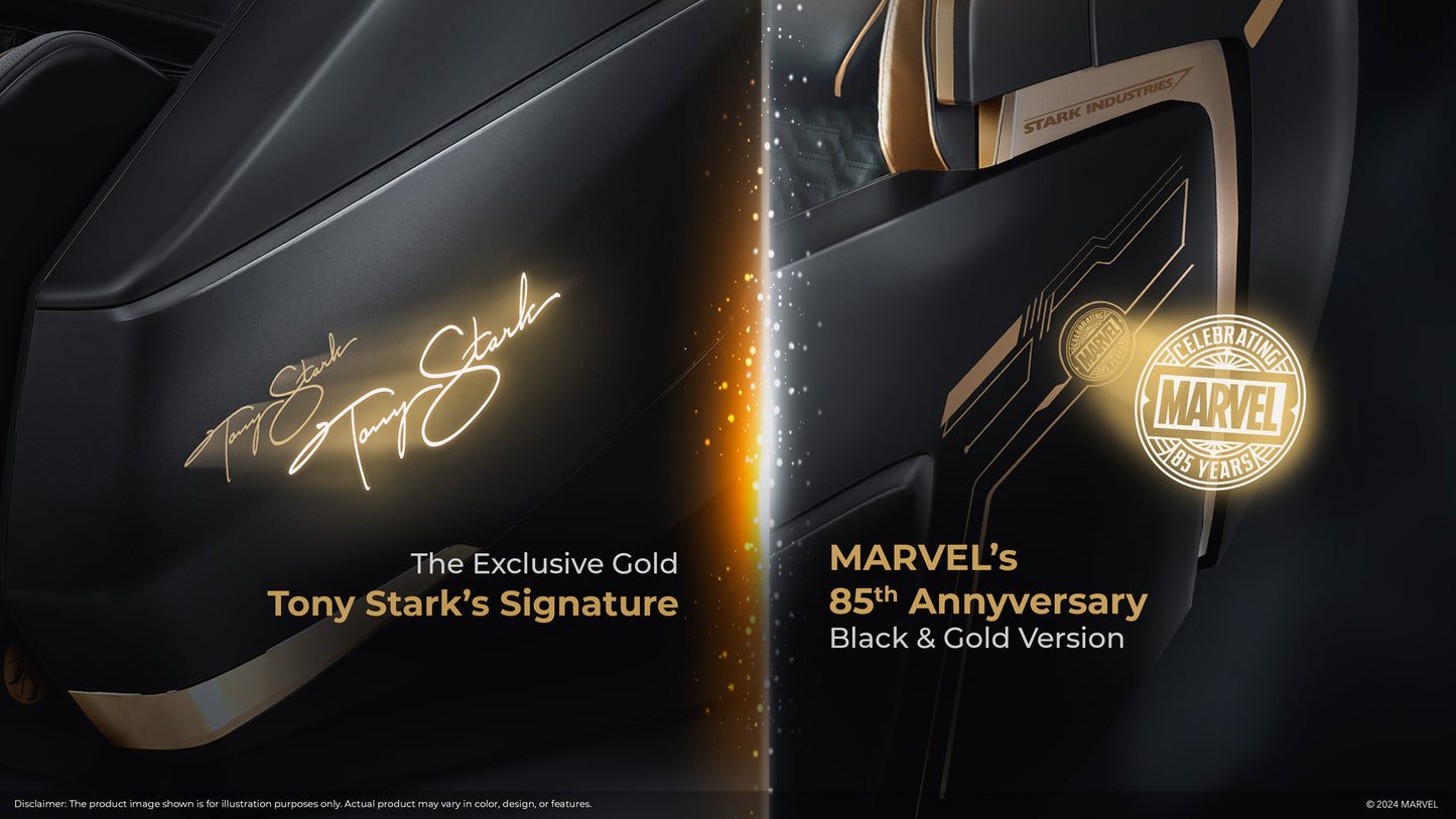 GINTELL Iron Man Black Exclusive Version Wellness Massage Chair