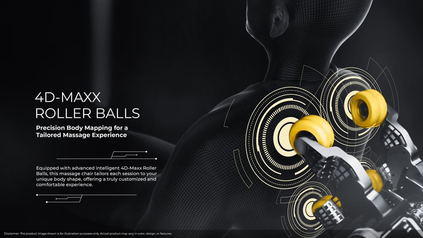 GINTELL Iron Man Black Exclusive Version Wellness Massage Chair