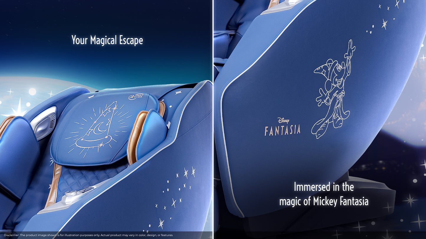 GINTELL Limited Edition Mickey Fantasia Magical Wellness Massage Chair