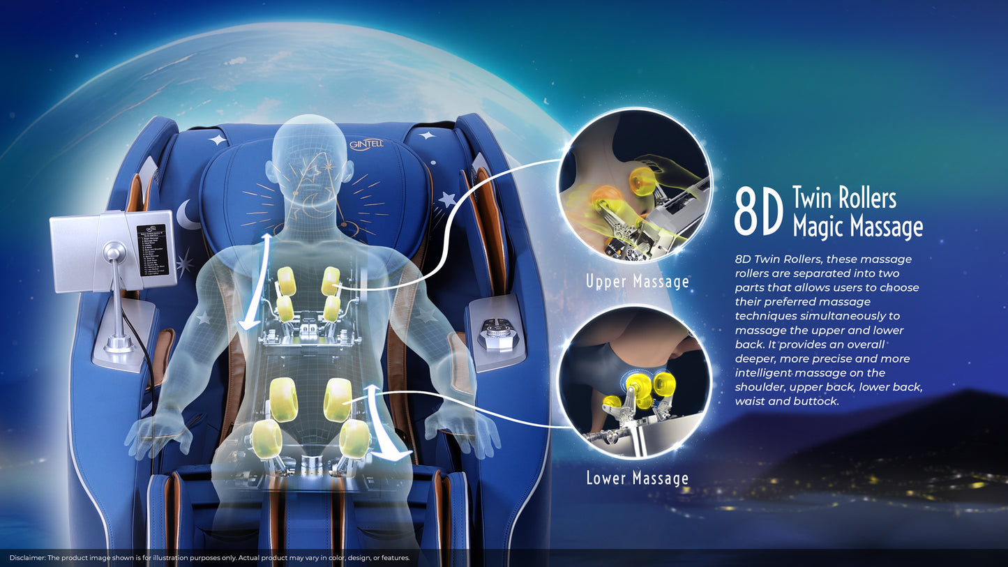 GINTELL Limited Edition Mickey Fantasia Magical Wellness Massage Chair