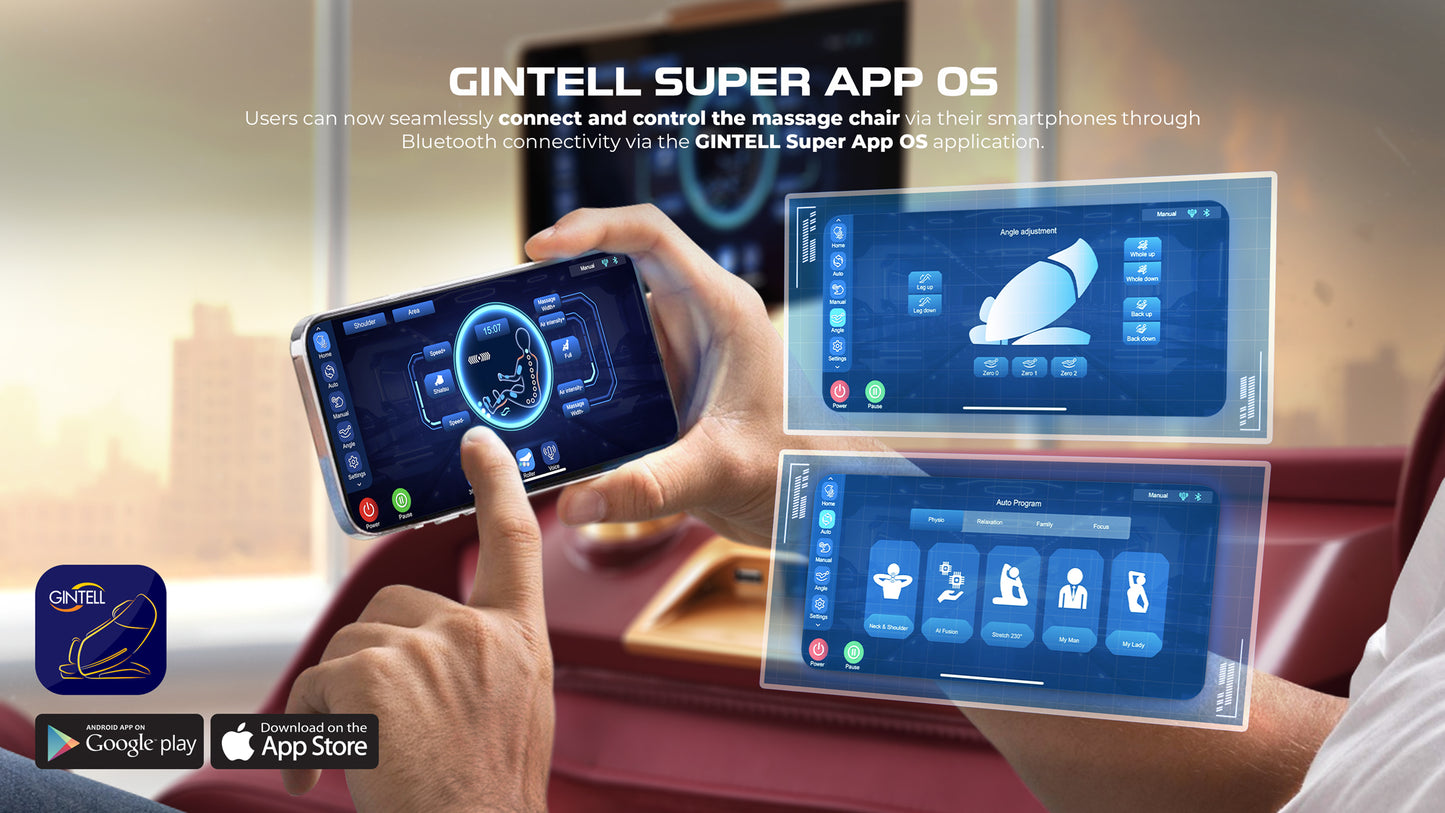 GINTELL Limited Edition Iron Man Wellness Massage Chair