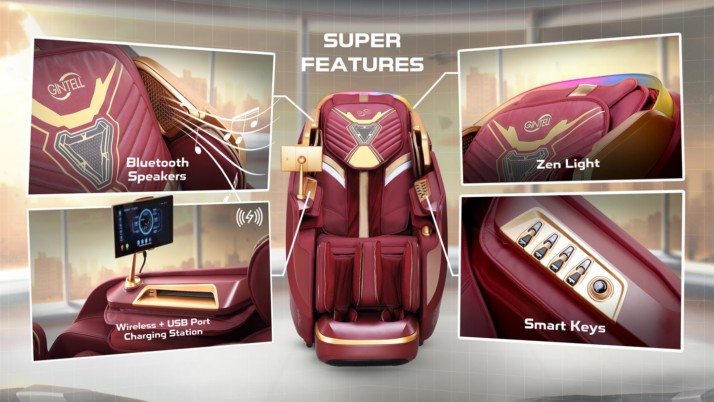 GINTELL Limited Edition Iron Man Wellness Massage Chair