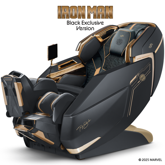 GINTELL Iron Man Black Exclusive Version Wellness Massage Chair